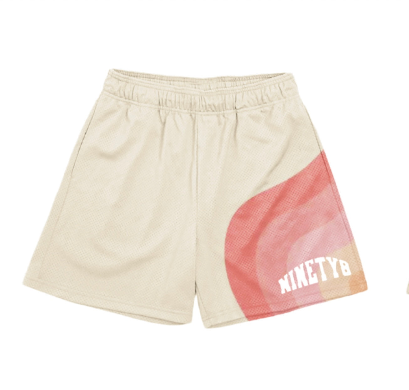 Pink + White Shorts