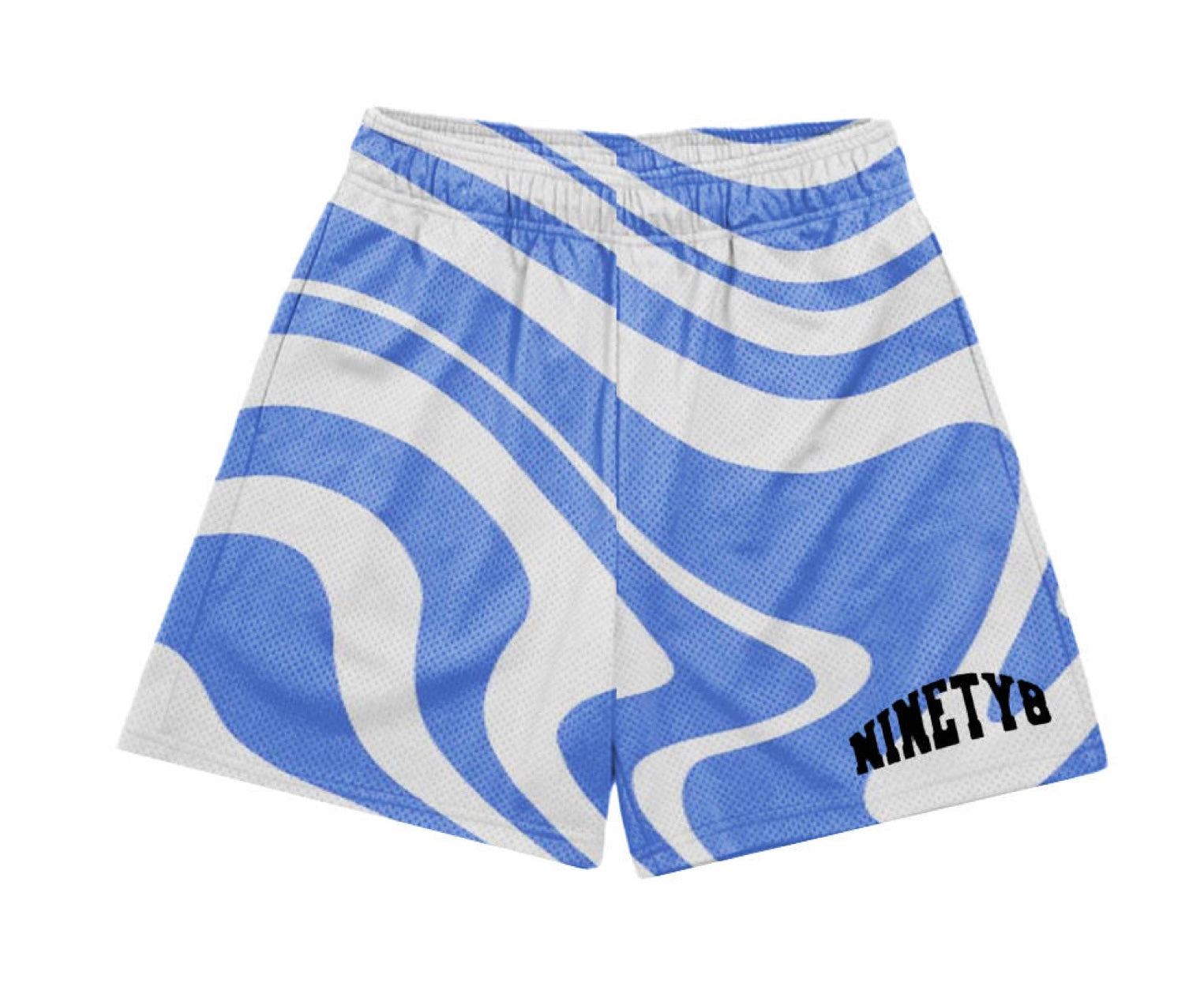 Blue Swirl Shorts